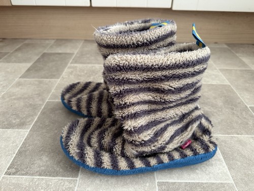 Joules striped slipper boots - joules,