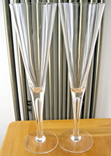 2x Dartington Crystal  Sharon