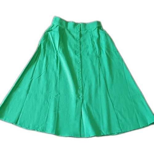 Ladies green elasticated - elasticated, waist