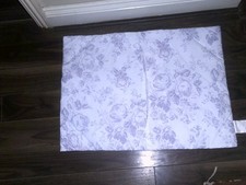 cabbages and roses paris rose lavender padded pillow shams (2)  51 x 69 cms