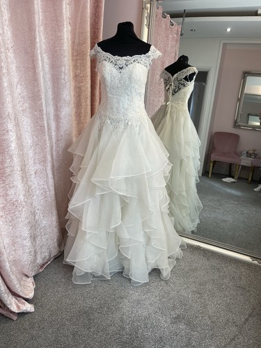 Morilee ruffled wedding dress - wedding,