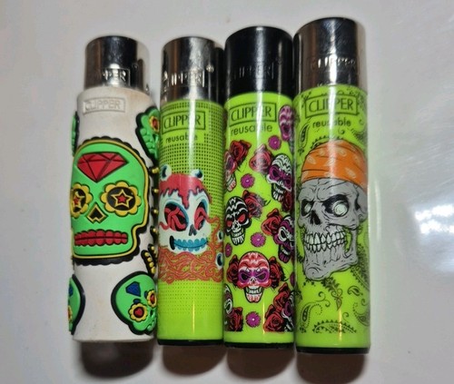 Clipper lighters used - lighters, green