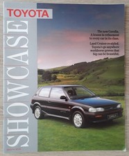 Toyota Range Brochure 1987/88 - MR2  Corolla GT-i16  Celica  Supra  Starlet