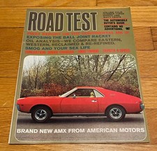 1968 ROAD TEST Magazine March 3/68 Buick GS/AMX/Dodge Charger/Ford Torino