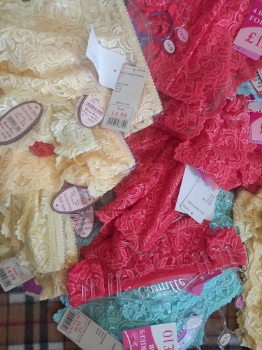 10x joblot ladies flora - , lace