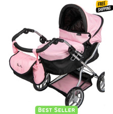 Silver Cross Dolls Ranger Pram Stroller Pushchair Buggy Girls Kids Fun Play Toy