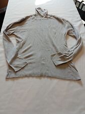 Ladies Top Primark Xl Roll Neck Long Sleeve Pullover Grey 19697