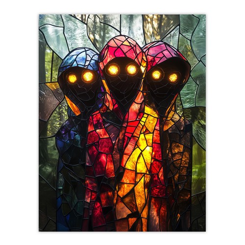 Three cloaked witches fantasy - three,