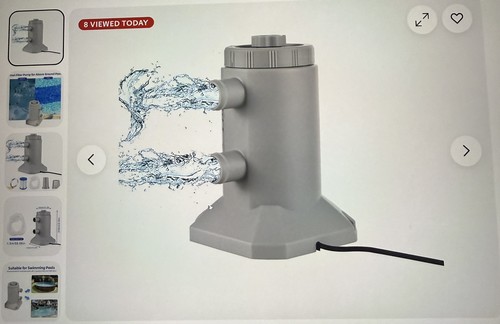 Cartridge filter pump for - cartridge,