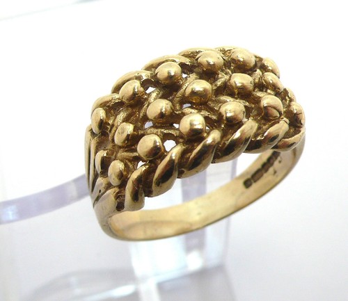 9ct solid yellow - 3, row