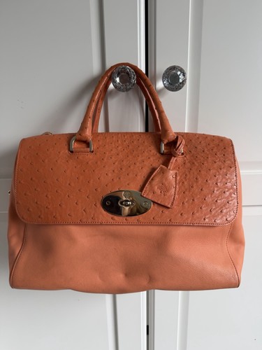 Mulberry ostrich leather gold - ostrich,