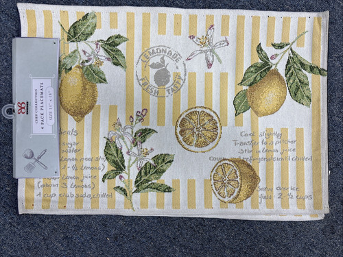 Set tapestry place mats - 4,
