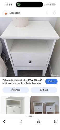 Ikea bedside tables - ikea,