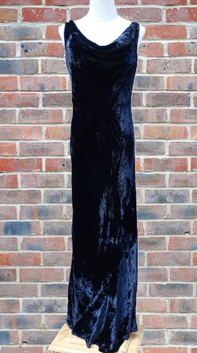 Vintage debut uk14 black - uk14, silk