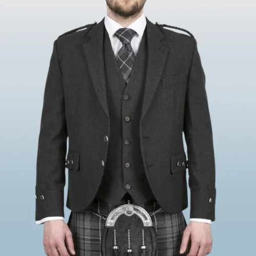 Scottish mens charcoal grey - scottish,