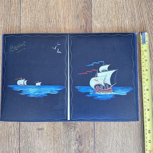 Vintage hand painted - painted, nautical
