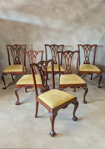 Vintage set mahogany - set, of
