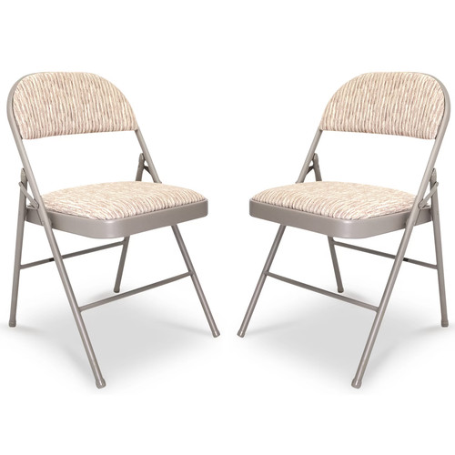 Set padded folding chairs - 2,