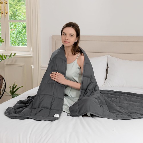 Weighted blanket grey - blanket, adults