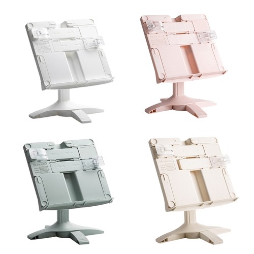Hands free book holder with - book,