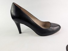 Next Black Leather High Heel
