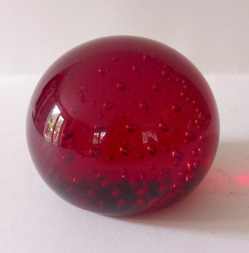 Large whitefriars ruby - ruby, red