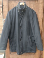 Bugatti Gore-Tex Virgin Wool Cashmere Blend Zipped Lined Men's Jacket Coat 40R