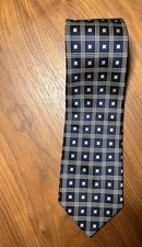 Marks and Spencer’s Navy blue squares , Luxury Tie, Check For More In My Shop