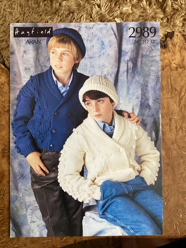 Boys knitting patterns - boys, aran