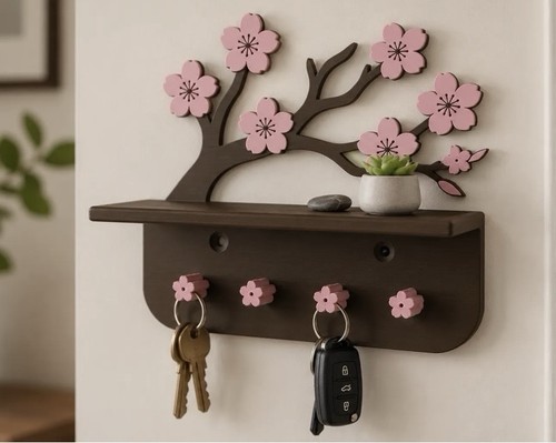 Cherry blossom wall shelf - blossom, and