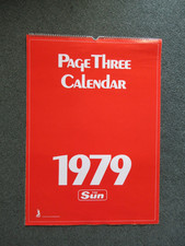 Sun Page 3 Calendar 1979