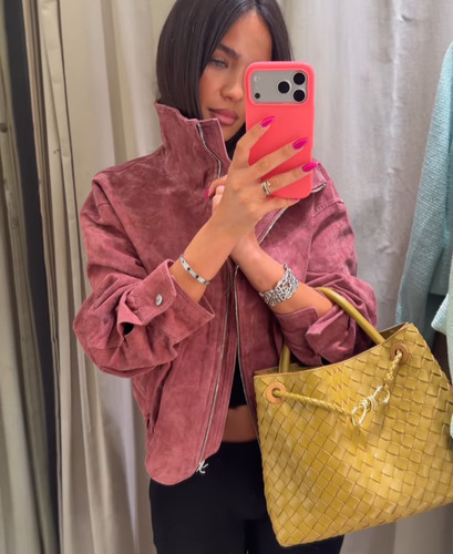Zara pink marsala genuine - pink,