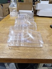 3 x Table Top Clear Perspex
