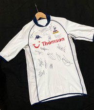 TOTTENHAM Signed SPURS Shirt 2002/03 AUTOGRAPHED By 14 Players/Staff