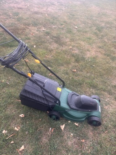 Electric lawn mower with - mower, grass