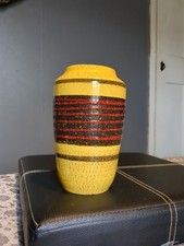 Vintage West German Fat Lava Vase 238-18