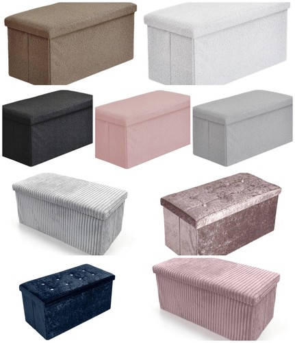 Folding ottoman storage - folding, box