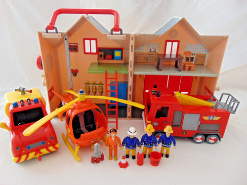 Fireman sam deluxe fire - sam,