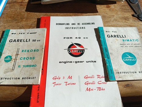 Garelli cross manuals - cross, three