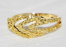 9ct Gold Canary Yellow Diamond