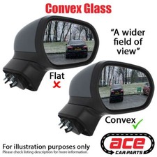 Smart Roadster 2003-2007 Chrome Convex Wing Door Mirror Glass Pair Left & Right