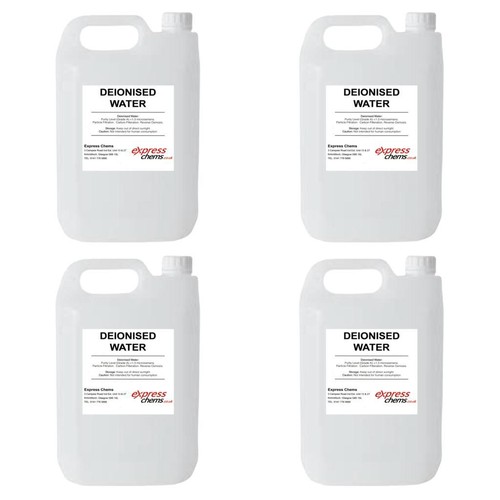 Deionised water 20l litres - deionised,