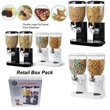 DOUBLE CEREAL DISPENSER DRY