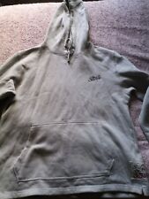 SALTROCK hoodie mens size Large pale grey picture on reverse men's jumper top