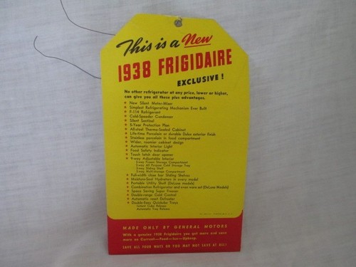 Pos 1938 frigidaire - 1938,