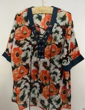 Vibrant Floral Orange & White