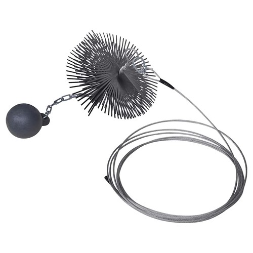 Chimney cleaning brush - chimney,