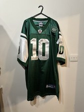 vintage Reebok New York Jets holmes number 10 jersey size 56