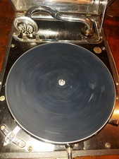 Antique DECCA 90 Salon Portable Gramophone Record Player Wind Up 