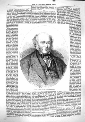 Original old antique print - old,